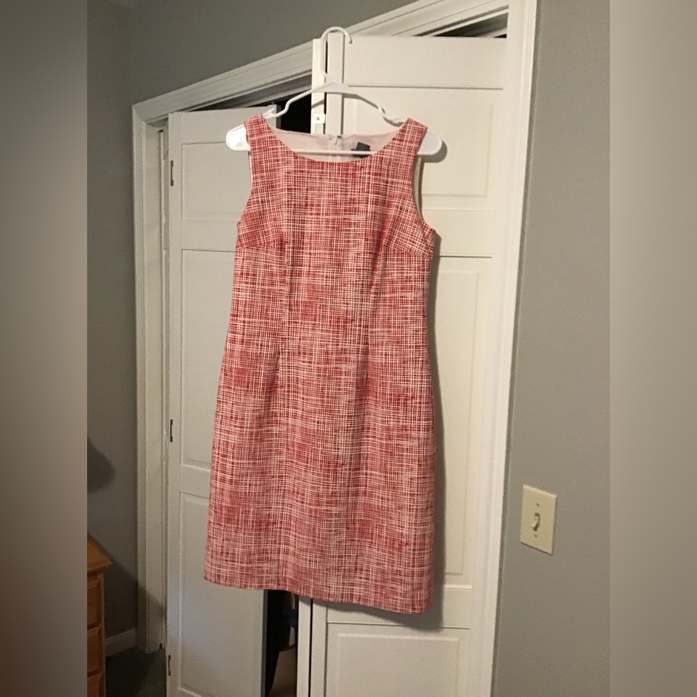 Red & white Ann Taylor dress